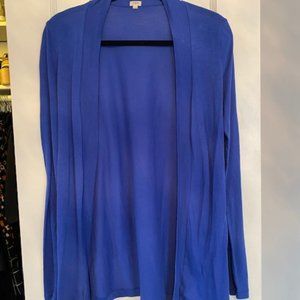 Jcrew Lightweight Blue Cardigan - Small